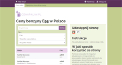 Desktop Screenshot of cenapaliw.pl